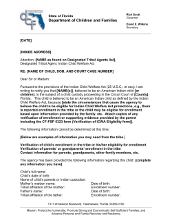 ICWA Sample Letter to Known Tribe_April2012