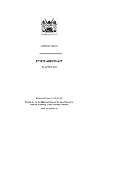 estate agents act - Estate Agents Registration Board