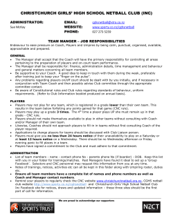 ManagerResponsibility