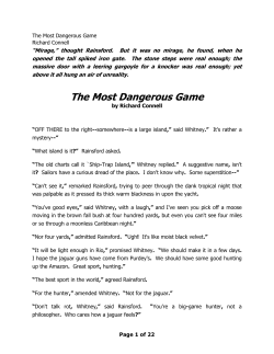 The Most Dangerous Game