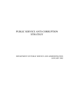 Public Service Anti-Corruption