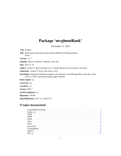 Package `mvglmmRank`