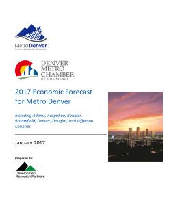 2017 Economic Forecast for Metro Denver