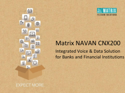 NAVAN CNX200 - Integrated Solution for