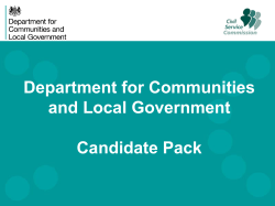 Candidate Pack