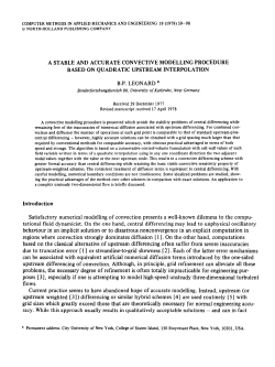 Stable and accurate convective modeling procedure based on