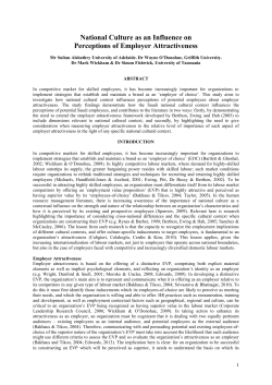 How does National Context shape Employee