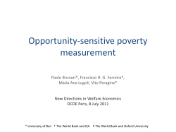 Opportunity-sensitive poverty measurement