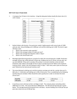 MGT 3110: Exam 2 Study Guide