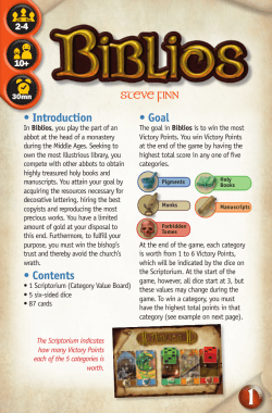 • Introduction • Contents • Goal