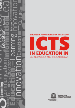 Strategic approaches on the use of ICTS in education in