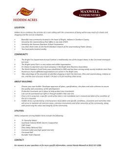 Hidden Acres - Maxwell Communities