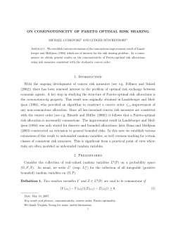 ON COMONOTONICITY OF PARETO OPTIMAL RISK