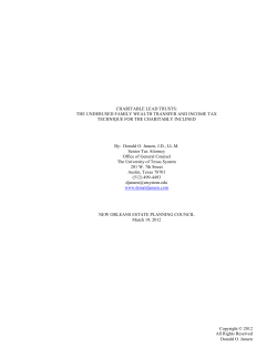 ii. why is clt most attractive for income and gift taxes today?