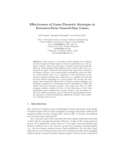 Effectiveness of Game-Theoretic Strategies in Extensive