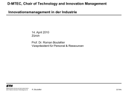 Innovation! - Eldorado Dortmund