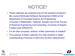 Distributed Software Development
