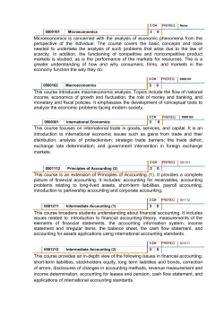 Microeconomics is concerned with the analysis of economic