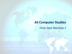 AS Comp1 Finite State Machines 2