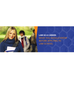 Law as a Career: What You Should Know Before Applying to Law