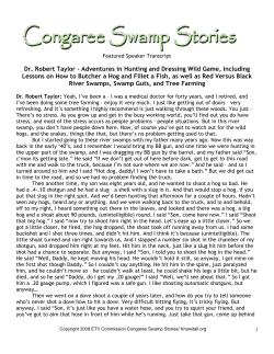 Dr. Robert Taylor - Adventures in Hunting and Dressing Wild Game