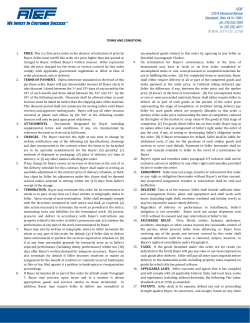 TERMS AND CONDITIONS 1. PRICE. This is a firm price order in the