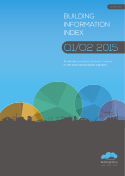 Building Information Index - Q1/Q2 2015