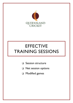 effective training sessions