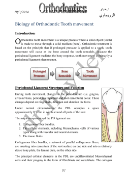 Theories of Orthodontic Tooth Movement