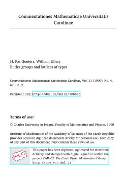 Butler groups and lattices of types