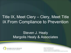 Title-IX-Meet-Clery... - Heartland Campus Safety Summit