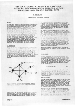 in choosing methods, clock buffer sizes use of stochastic models