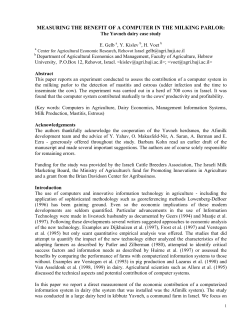 the economic value of information: an analysis of computer use in