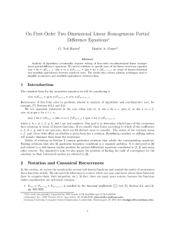 On First-Order Two-Dimensional Linear Homogeneous Partial Di
