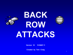 Back Row Attacks