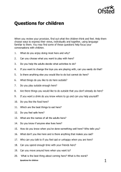 Questions for children