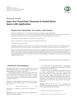 Some New Fixed Point Theorems in Partial Metric Spaces with