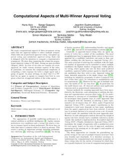 Computational Aspects of Multi