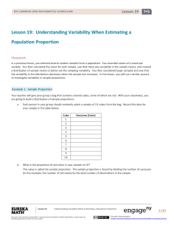 Grade 7 Mathematics Module 5, Topic C, Lesson 19