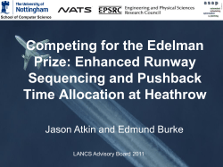 Enhanced Runway Sequencing and Pushback Time Allocation at