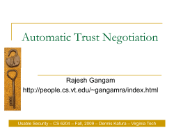 A Flexible Policy-Driven Trust Negotiation Model