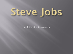 Steve Jobs - City Tech OpenLab