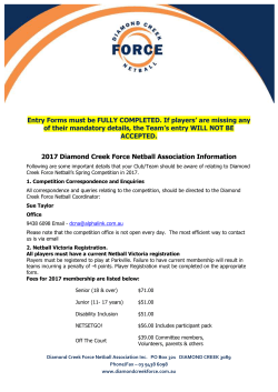 Entry Fee is $100.00 for each team in all competitions All matches