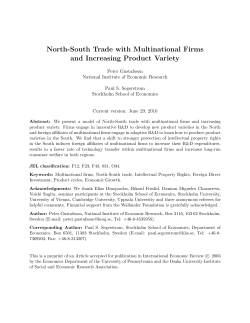 North-South Trade with Multinational Firms and Increasing Product