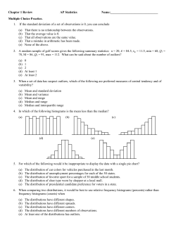 Chapter 1 Review (blank)