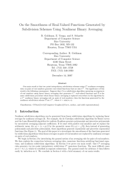On the Smoothness of Real-Valued Functions Generated by