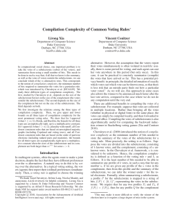 Compilation Complexity of Common Voting Rules