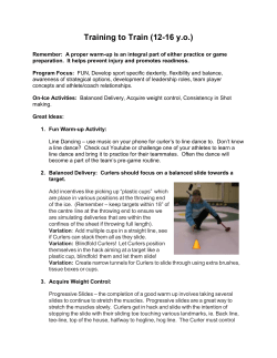 Click here to the Training to Train drills.
