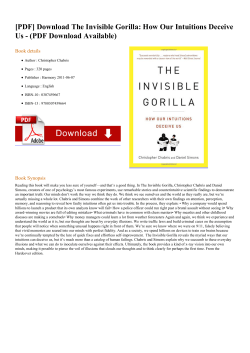 The Invisible Gorilla