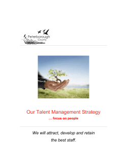 Our Talent Management Strategy